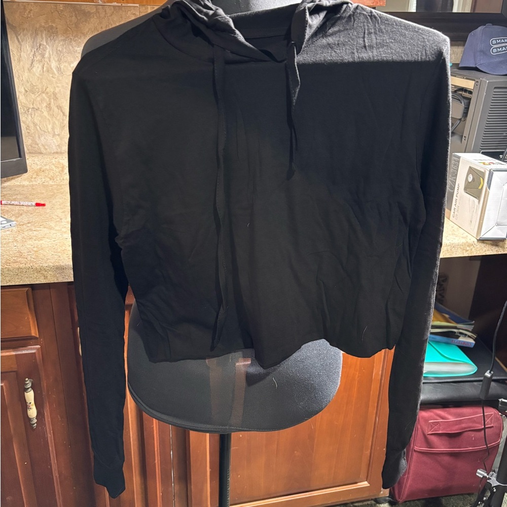 Black Women's Hoodie Top